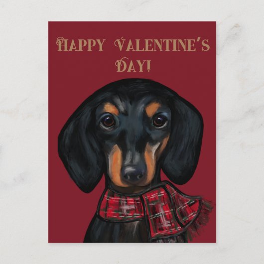 DACKEL POSTKARTE (Vorderseite)