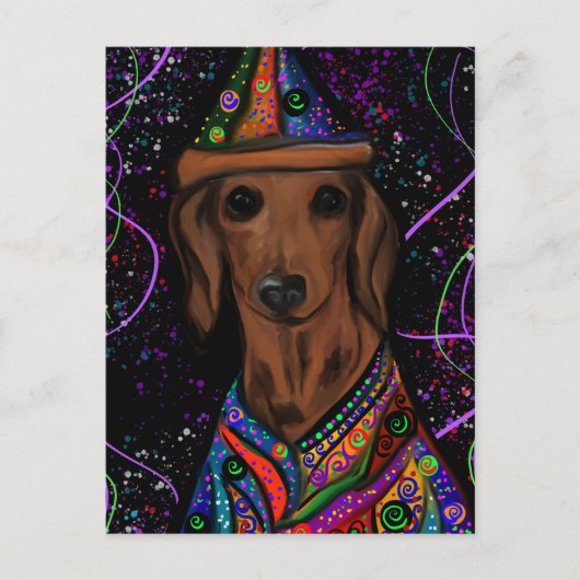 DACKEL POSTKARTE (Vorderseite)