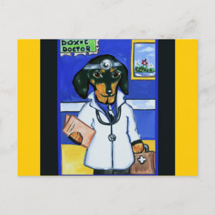 Dackel Postkarte