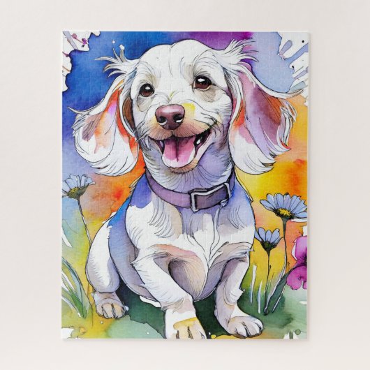 Dackel Puppy Dog Jigsaw Puzzle (Vertikal)