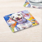 Dackel Puppy Dog Paper Untersetzer (angewinkelt)