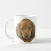 Dackel Puppy Kaffeetasse (Links)