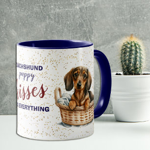 Dackel Puppy Kisses Alles reparieren Tasse