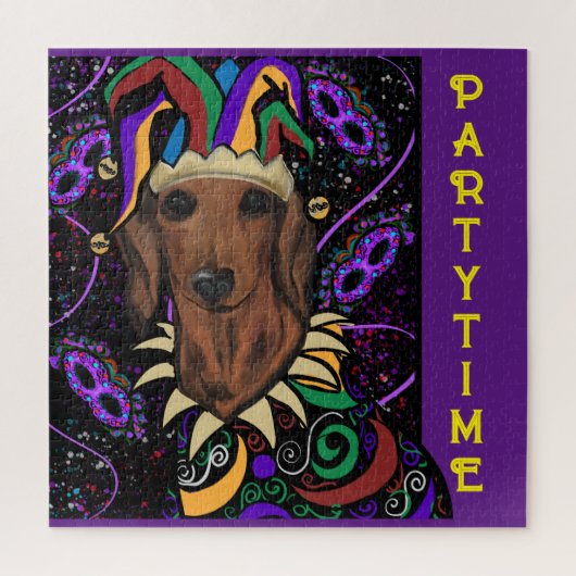 Dackel Puzzle (Vertikal)