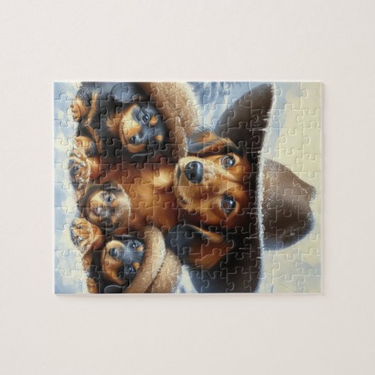 Dackel Puzzle (Horizontal)