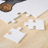 Dackel Puzzle (Seite)