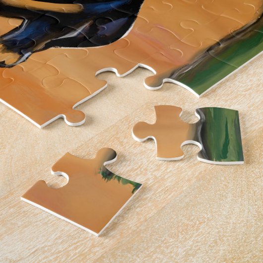 Dackel Puzzle (Seite)