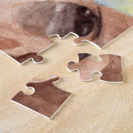 Dackel-Puzzlen Puzzle (Seite)