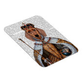 Dackel Queen 2 Magnet (Rechte Seite)