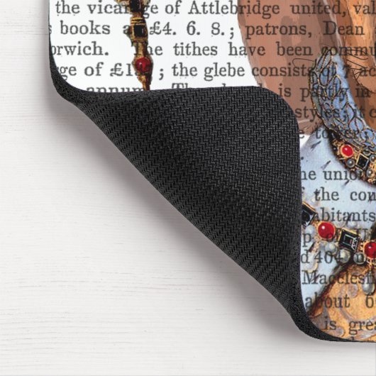 Dackel Queen 2 Mousepad (Ecke)