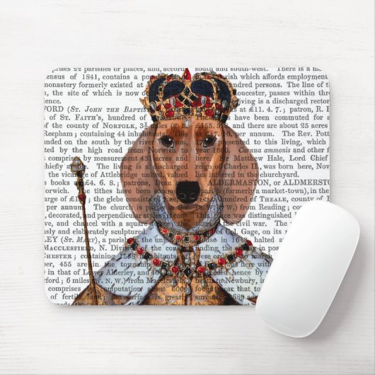 Dackel Queen 2 Mousepad (Mit Mouse)