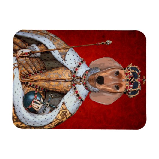 Dackel Queen Magnet (Horizontal)