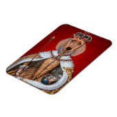 Dackel Queen Magnet (Linke Seite)