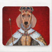 Dackel Queen Mousepad (Vorne)