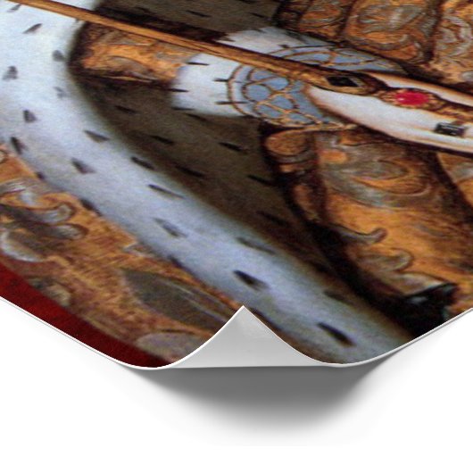 Dackel Queen Poster (Ecke)