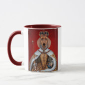Dackel Queen Tasse (Links)