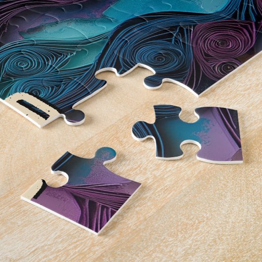 Dackel Quilling Art Dog Portrait Puzzle (Seite)