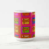 Dackel Quilt Kaffeetasse (Mittel)