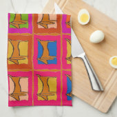 Dackel Quilt Küchentuch (Viertel Falte)