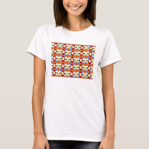 Dackel Quilt Rectangle T-Shirt