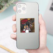 DACKEL RACER AUFKLEBER (Telefon)