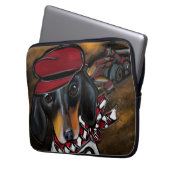 DACKEL RACER LAPTOPSCHUTZHÜLLE (Vorderseite Links)