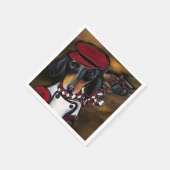 DACKEL RACER SERVIETTE (Ecke)