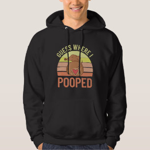 Dackel Ratet, wo ich Dackel Gekackt Hund Funny tun Hoodie