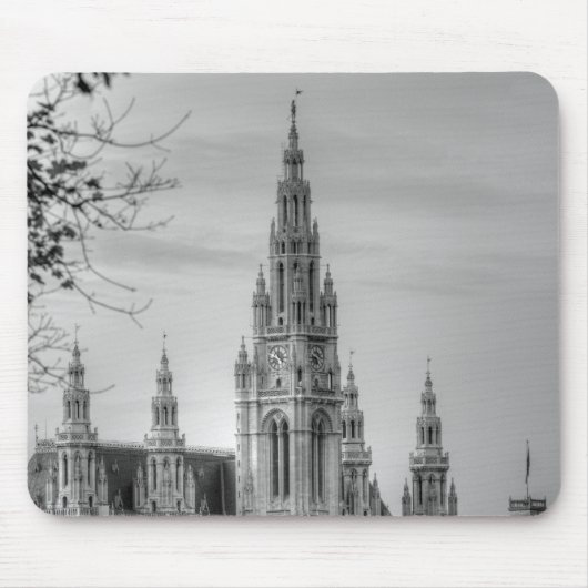 Dackel Rathaus Mousepad (Vorne)