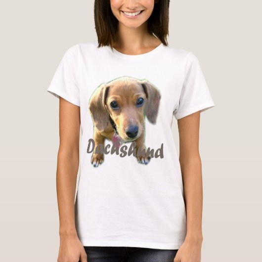 Dackel-Reihe T-Shirt (Vorderseite)