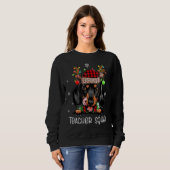 Dackel Reindeer Teacher Chr Sweatshirt (Vorne ganz)