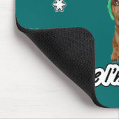 Dackel-Ren-Mausunterlage Mousepad (Ecke)