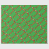Dackel Rentier Geschenkpapier (Flach)