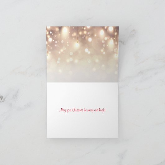 Dackel Rentier Weihnachtskarte Karte (Innenseite)