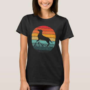 Dackel Retro Vintager Hund Männer T-Shirt