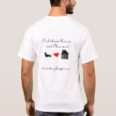 Dackel-Rettung - wertvoll T-Shirt (Rückseite)