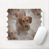 Dackel-Rettungs-Mausunterlage Mousepad (Mit Mouse)