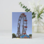Dackel Riesenrad Postkarte (Stehend Vorderseite)
