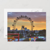 Dackel Riesenrad Postkarte (Vorne/Hinten)