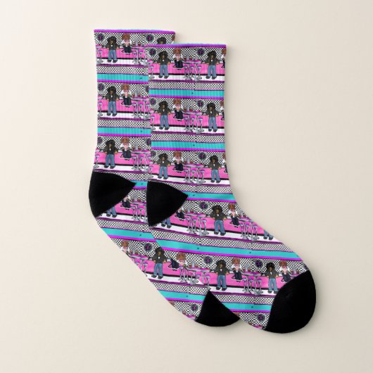 Dackel Rock and Roll Socken (Paar)
