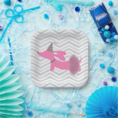 Dackel Rosa Dackel Dog Party Teller (Party)