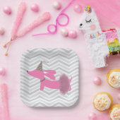 Dackel Rosa Dackel Dog Party Teller (Party)