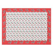 Dackel Rot Flandern Dackel Lover Weihnachten Tischdecke (Vorderseite (Horizontal))
