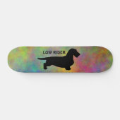 Dackel Rough Hair - Silhouette 1 Skateboard (Horizontal)
