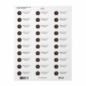 Dackel Rücksendeadresse (Vorne)