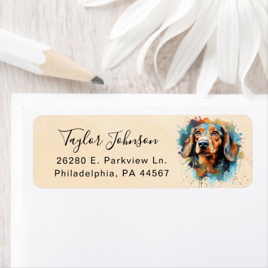 Dackel-Rücksendeadresse (Insitu)