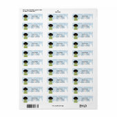 Dackel Rücksendeadressen-Aufkleber (Vorne)