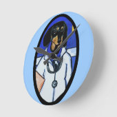 DACKEL RUNDE WANDUHR (Winkel)