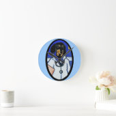 DACKEL RUNDE WANDUHR (Zuhause)