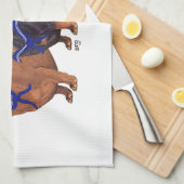 Dackel Sailers Küchentuch (Viertel Falte)